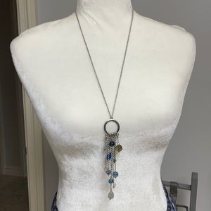 Lia Sophia Blue and Silver Necklace
